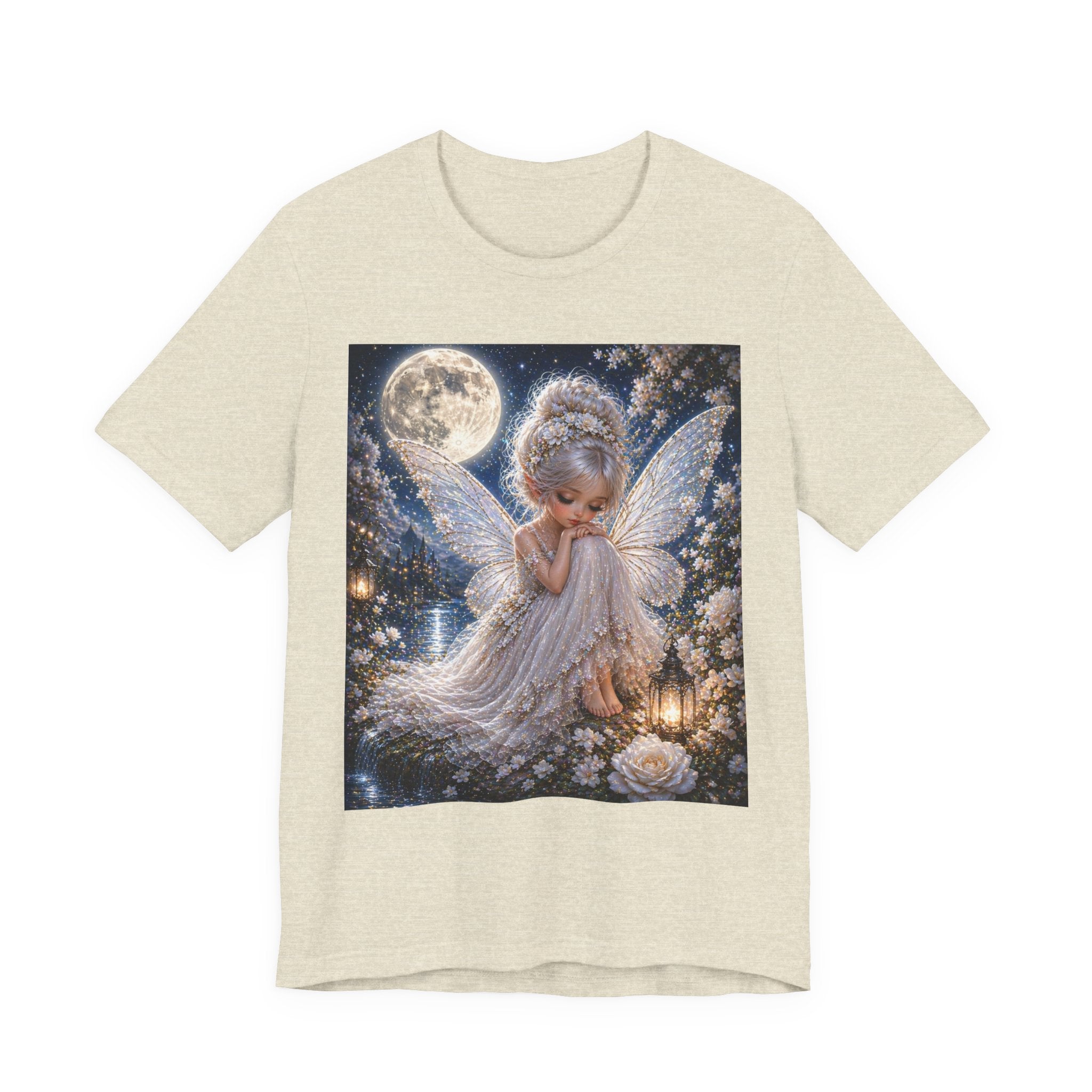 Moonlit Fairy T‑Shirt — Cute Angelic Fairy Graphic Tee