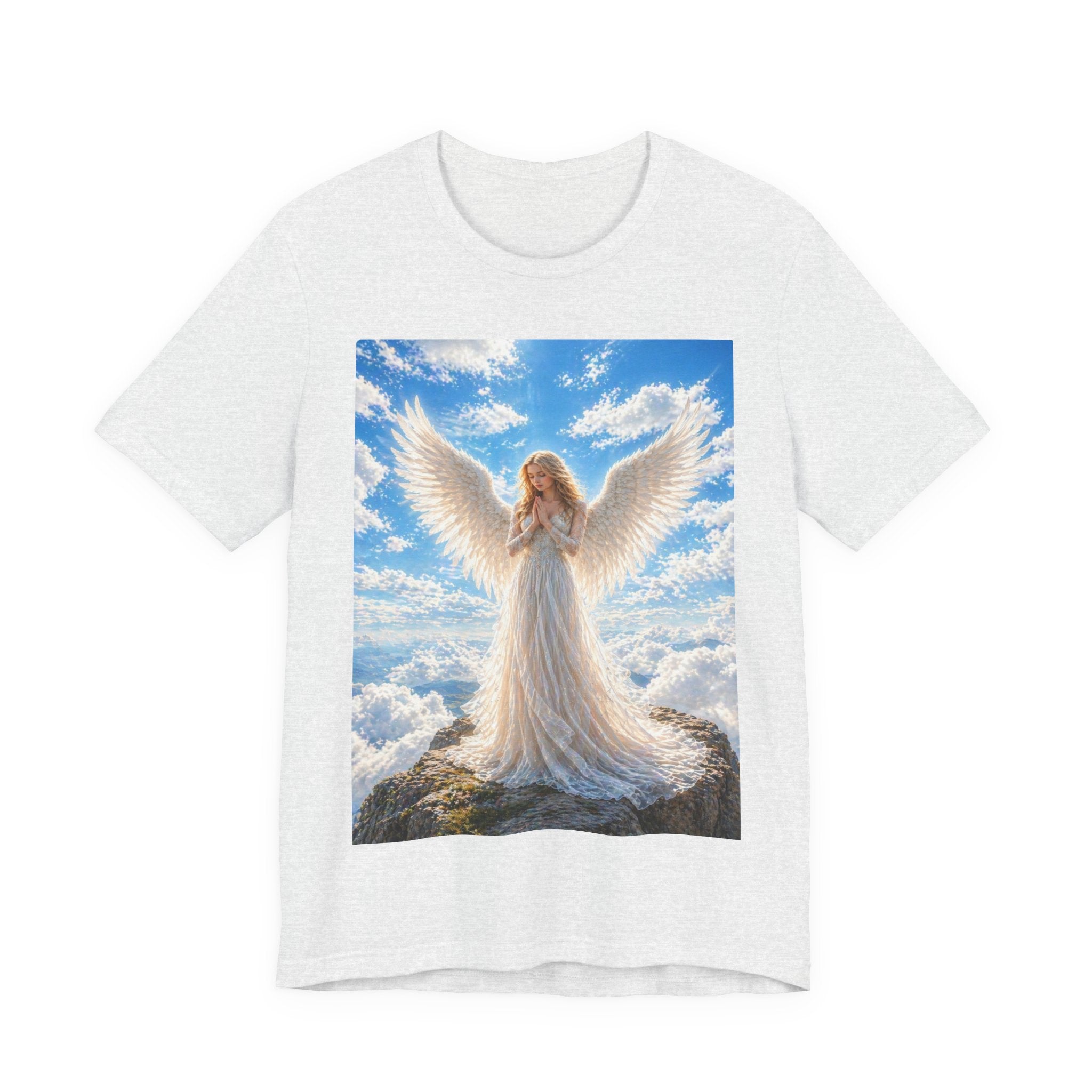 Angel Wings T-Shirt — Serene Guardian Angel Graphic Tee
