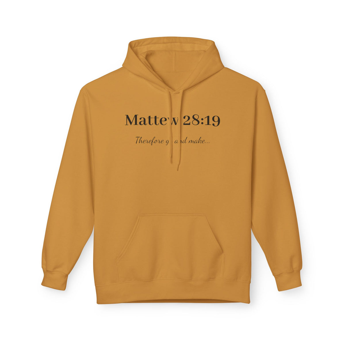 Matthew 28:19 Hoodie — Inspirational Christian Faith Pullover