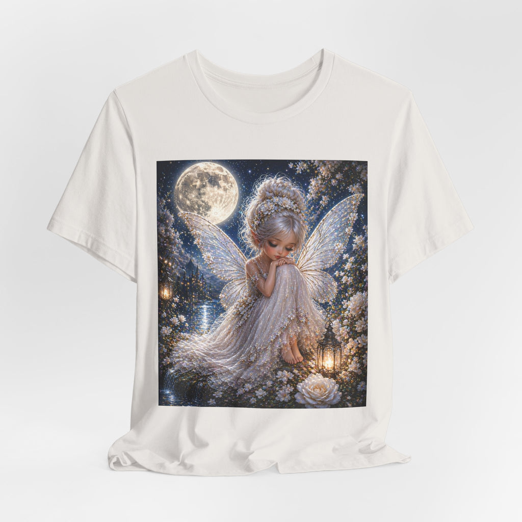 Moonlit Fairy T‑Shirt — Cute Angelic Fairy Graphic Tee