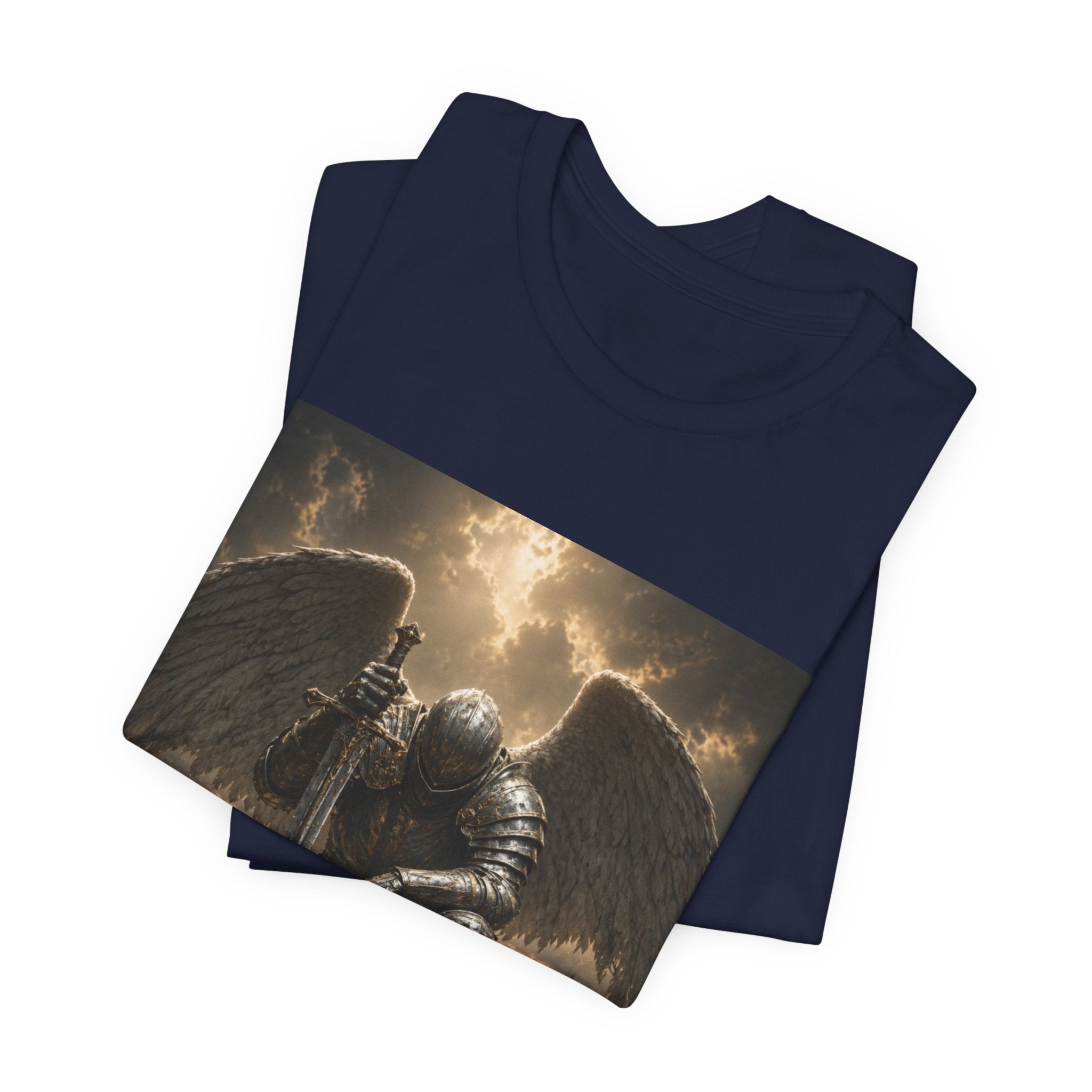 Angel Knight T-Shirt — Gothic Dark  Armor Tee