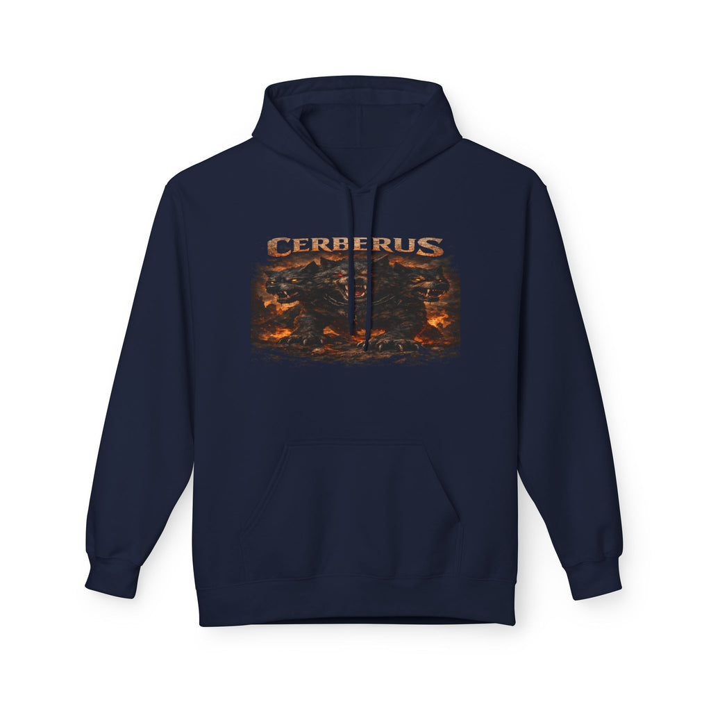 Gerberus Mythic Dog Hoodie — Fiery Cerberus Graphic Sweatshirt