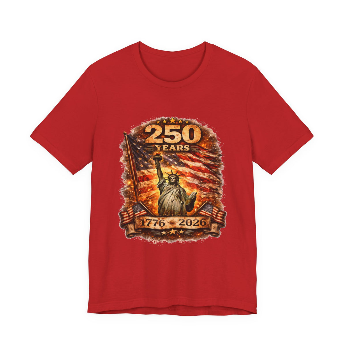 250 Years Statue of Liberty Tee — 1776–2026 Patriotic Anniversary Shirt