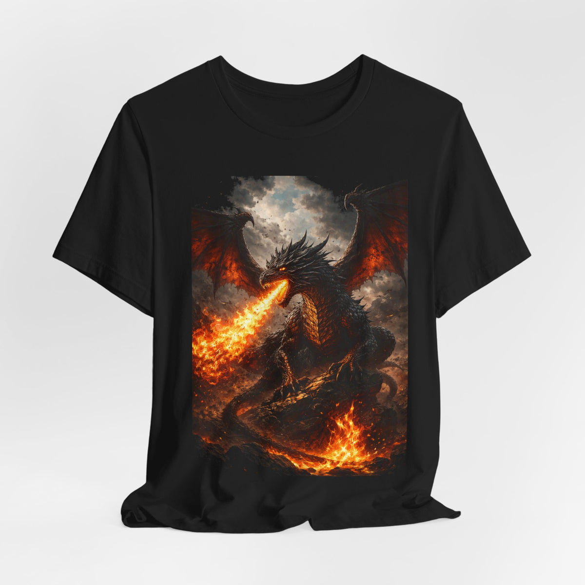 Dragon Fire T‑Shirt — Fiery Fantasy Graphic Tee