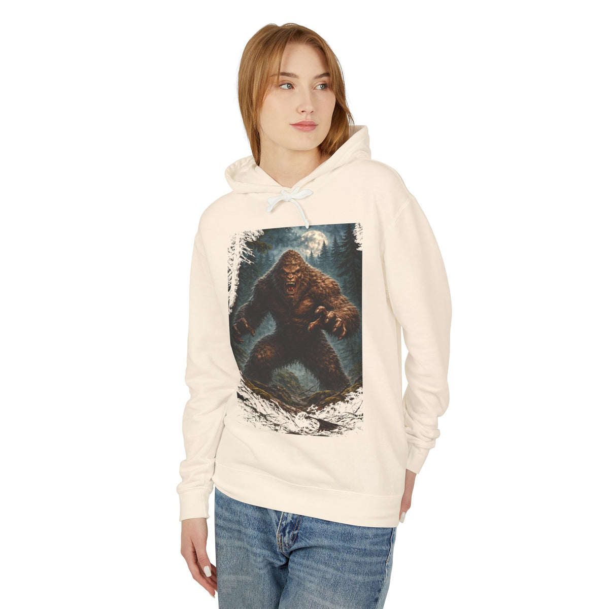 Bigfoot Forest Hoodie – Sasquatch Graphic Pullover