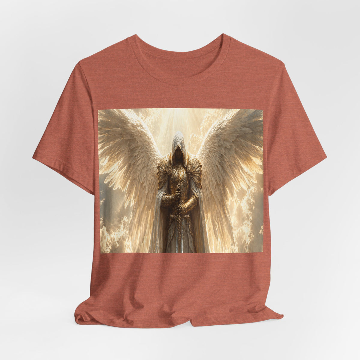 Guardian Angel Graphic Tee — Golden Archangel Design