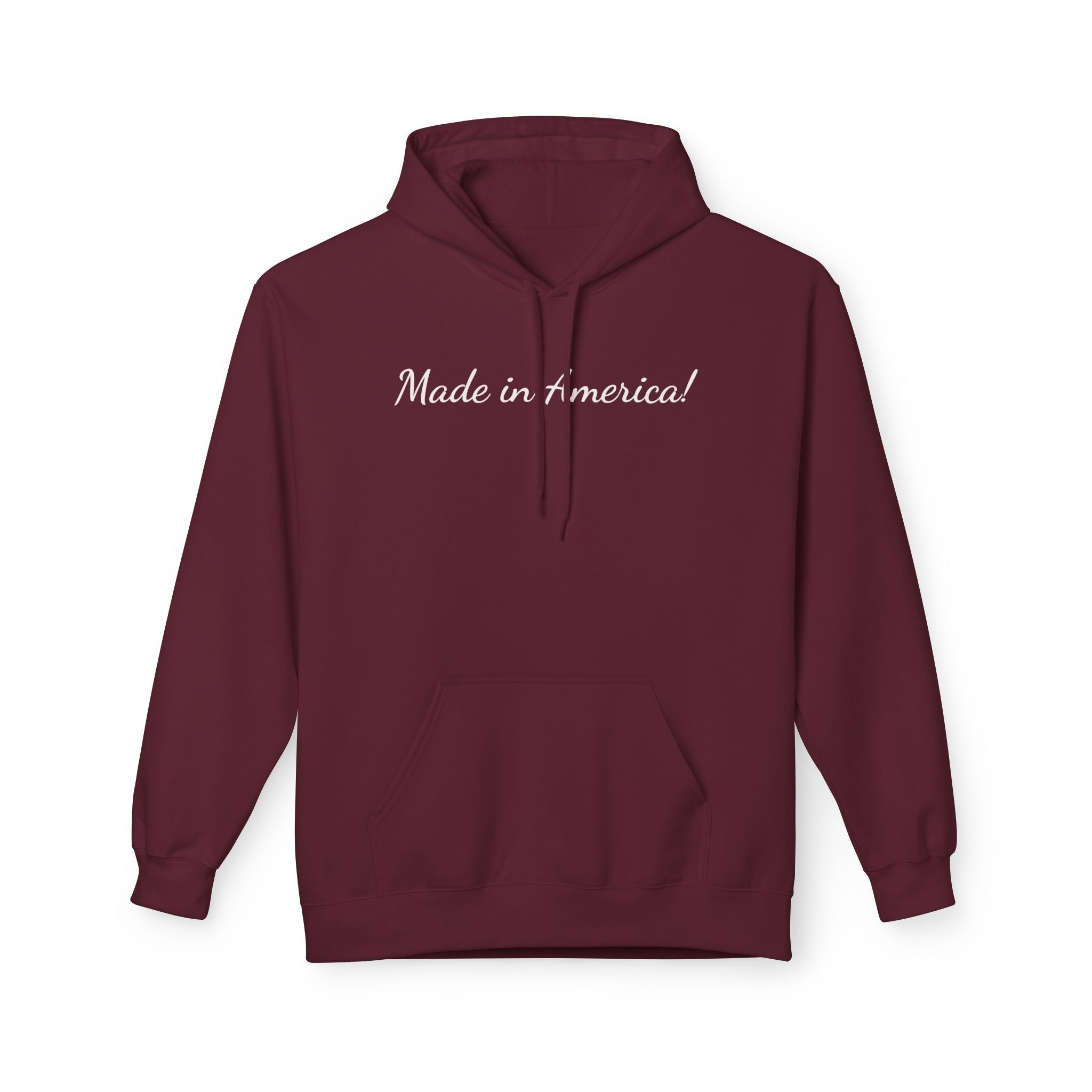 Made in America-Classic White Hoodie