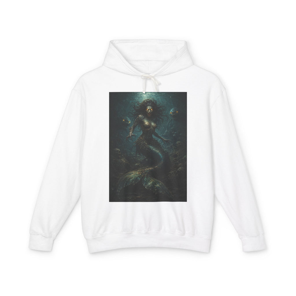 Mermaid Abyss Hoodie — Dark Ocean Fantasy Graphic Sweatshirt