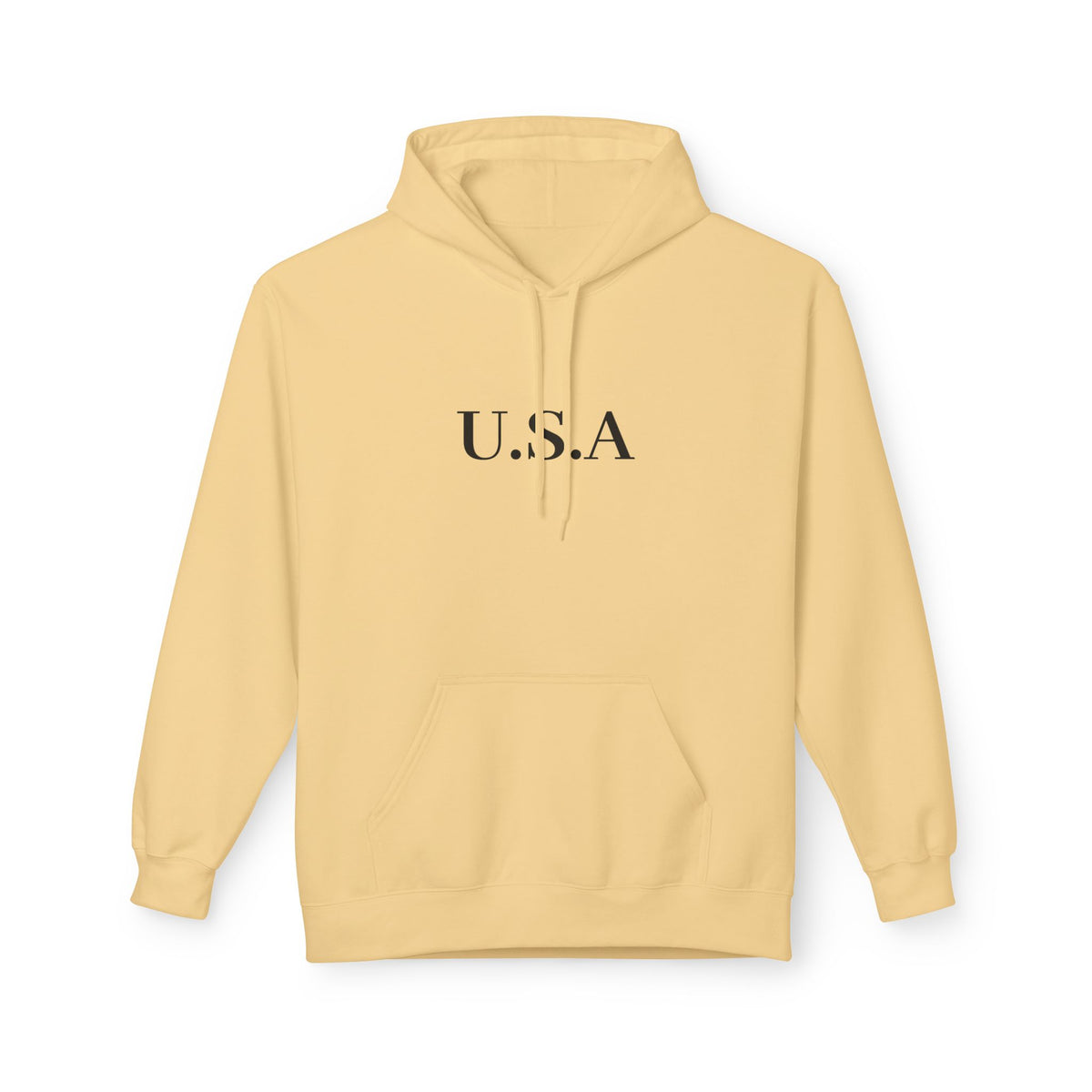 USA Minimalist Hoodie - Classic Patriotic Pullover