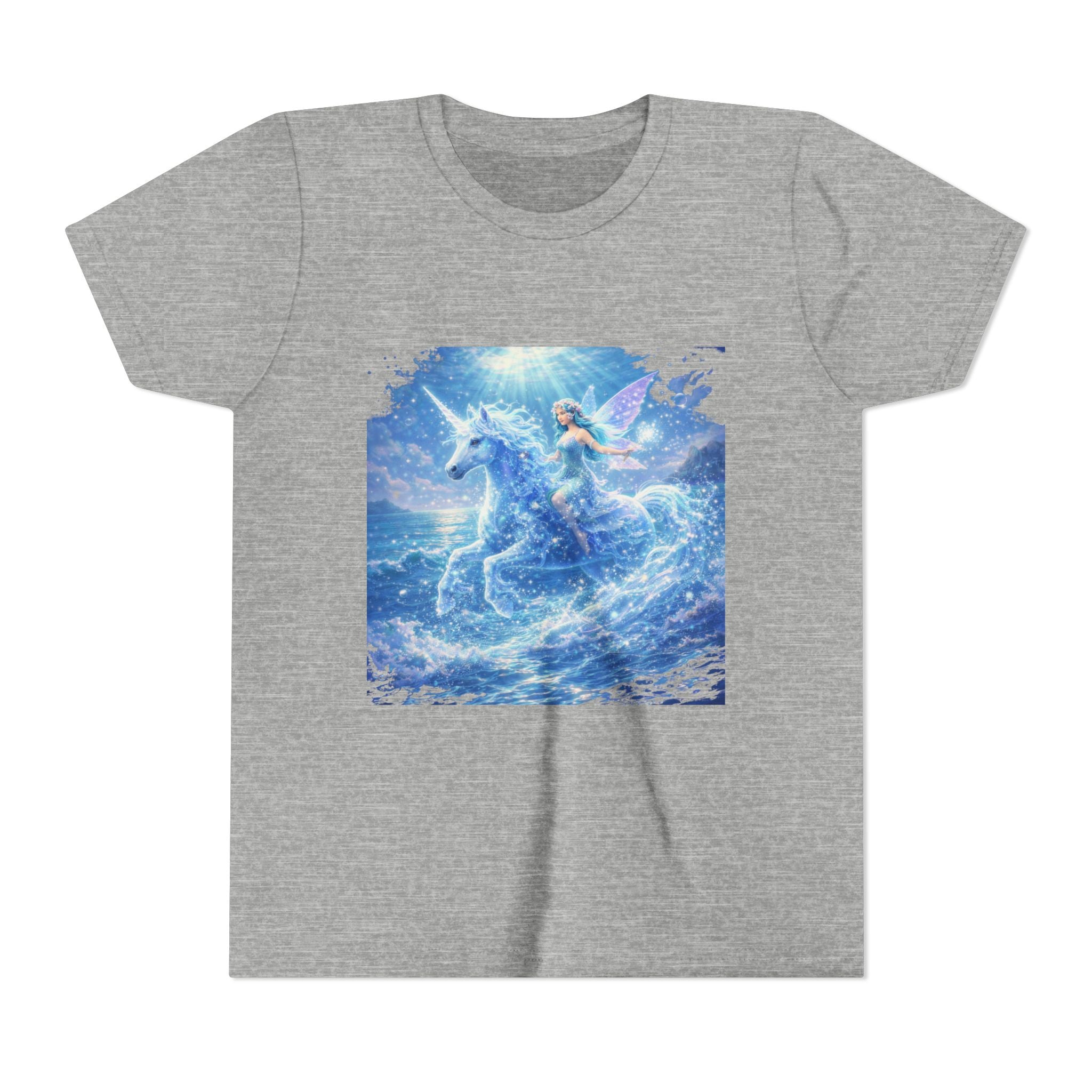 Magical Mermaid Unicorn Youth Tee – Fantasy Ocean Adventure Shirt