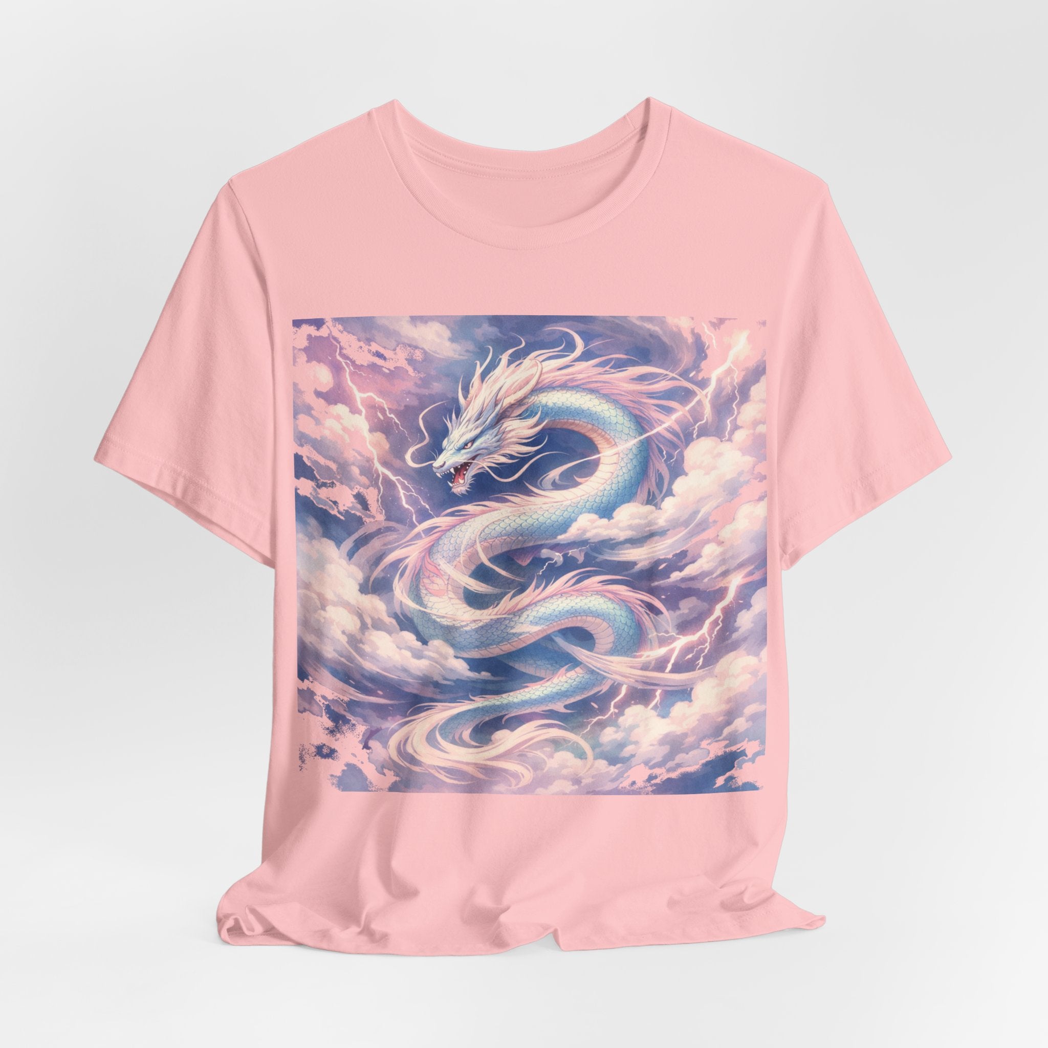 Pastel Sky Dragon T-Shirt — Ethereal Dragon Graphic Tee