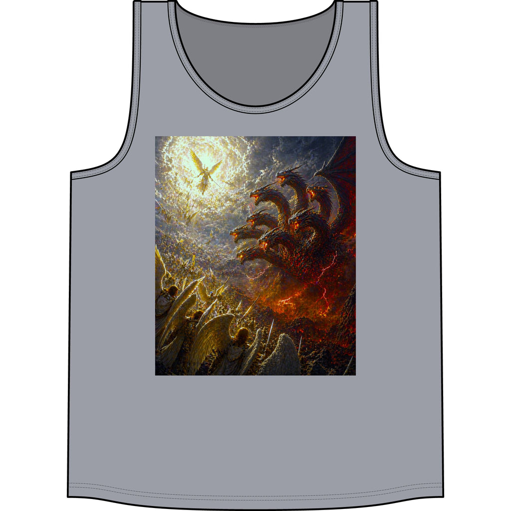 Gods vs. Hydra Concert Tank Top - Mythic Battle Graphic Tank