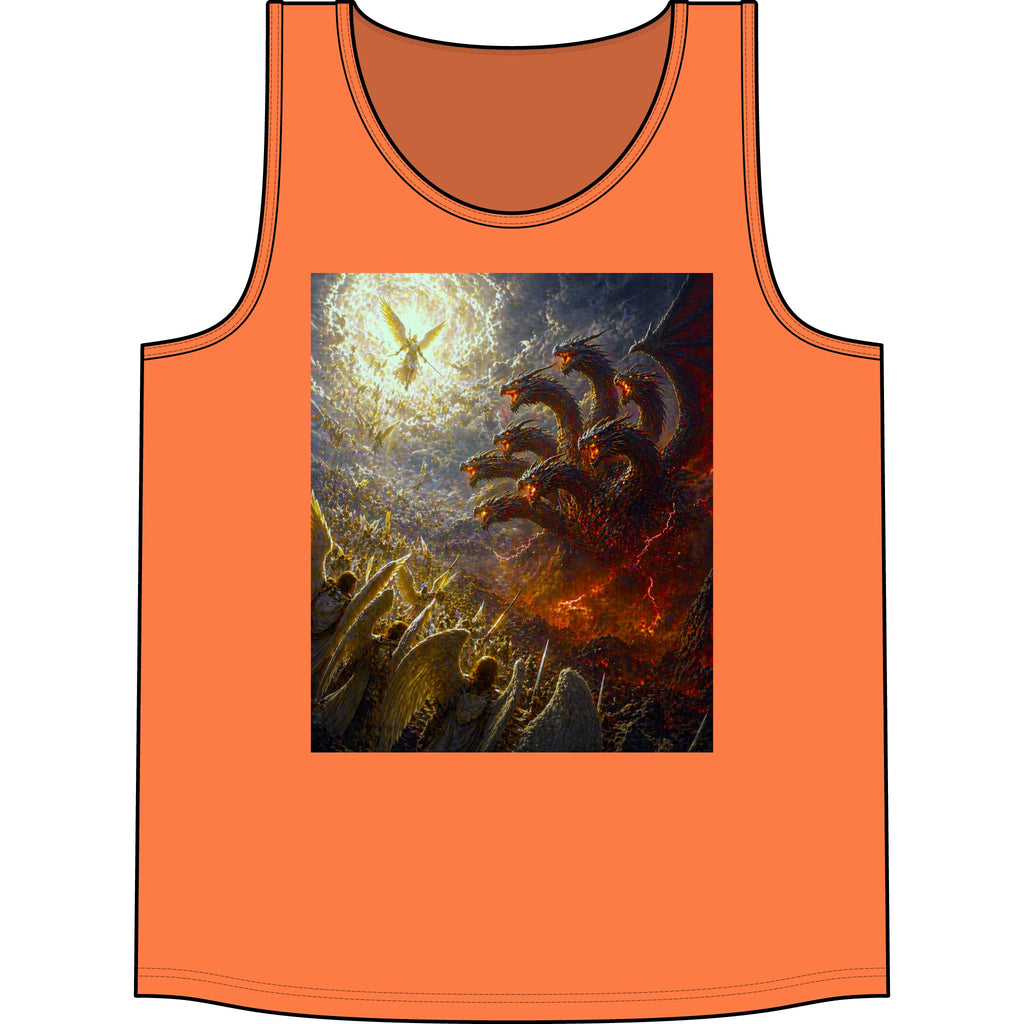 Gods vs. Hydra Concert Tank Top - Mythic Battle Graphic Tank