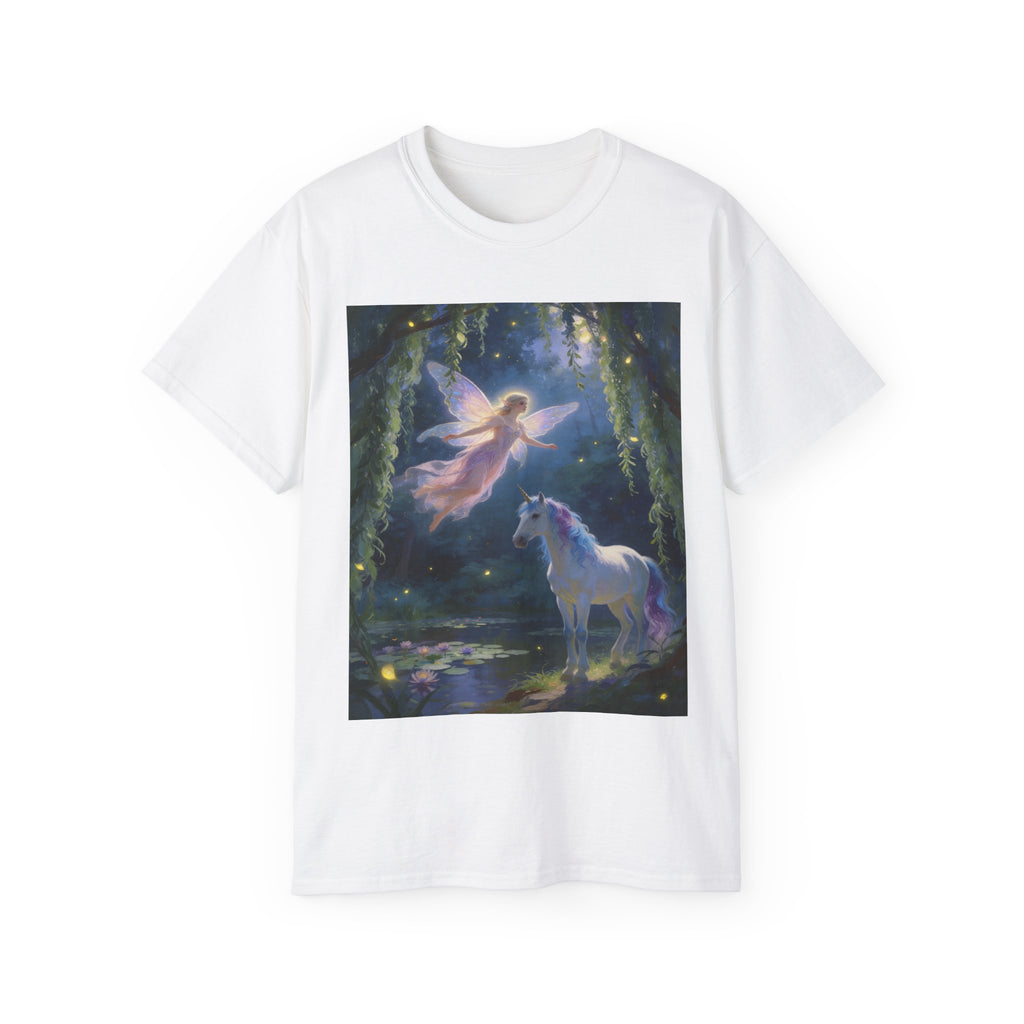Fairy and Unicorn Cotton Tee