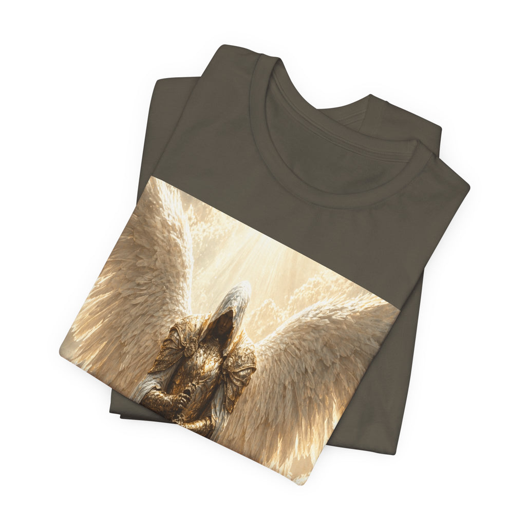 Guardian Angel Graphic Tee — Golden Archangel Design