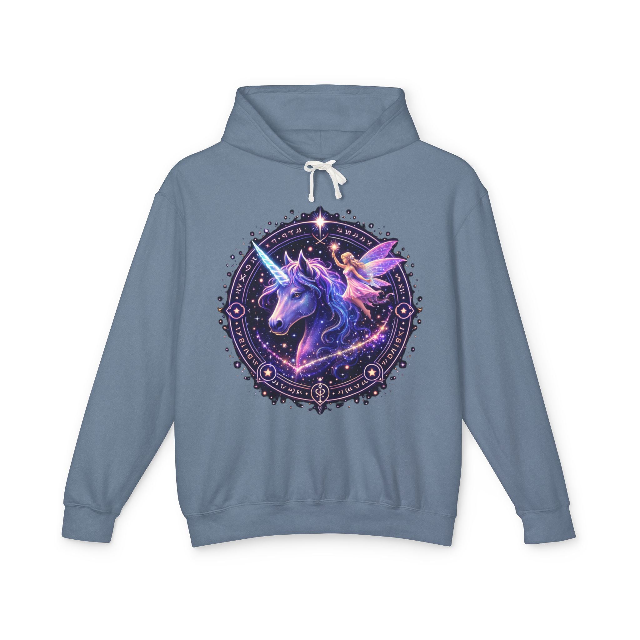 Unicorn Mandala Hoodie — Magical Celestial Unicorn Graphic Sweatshirt