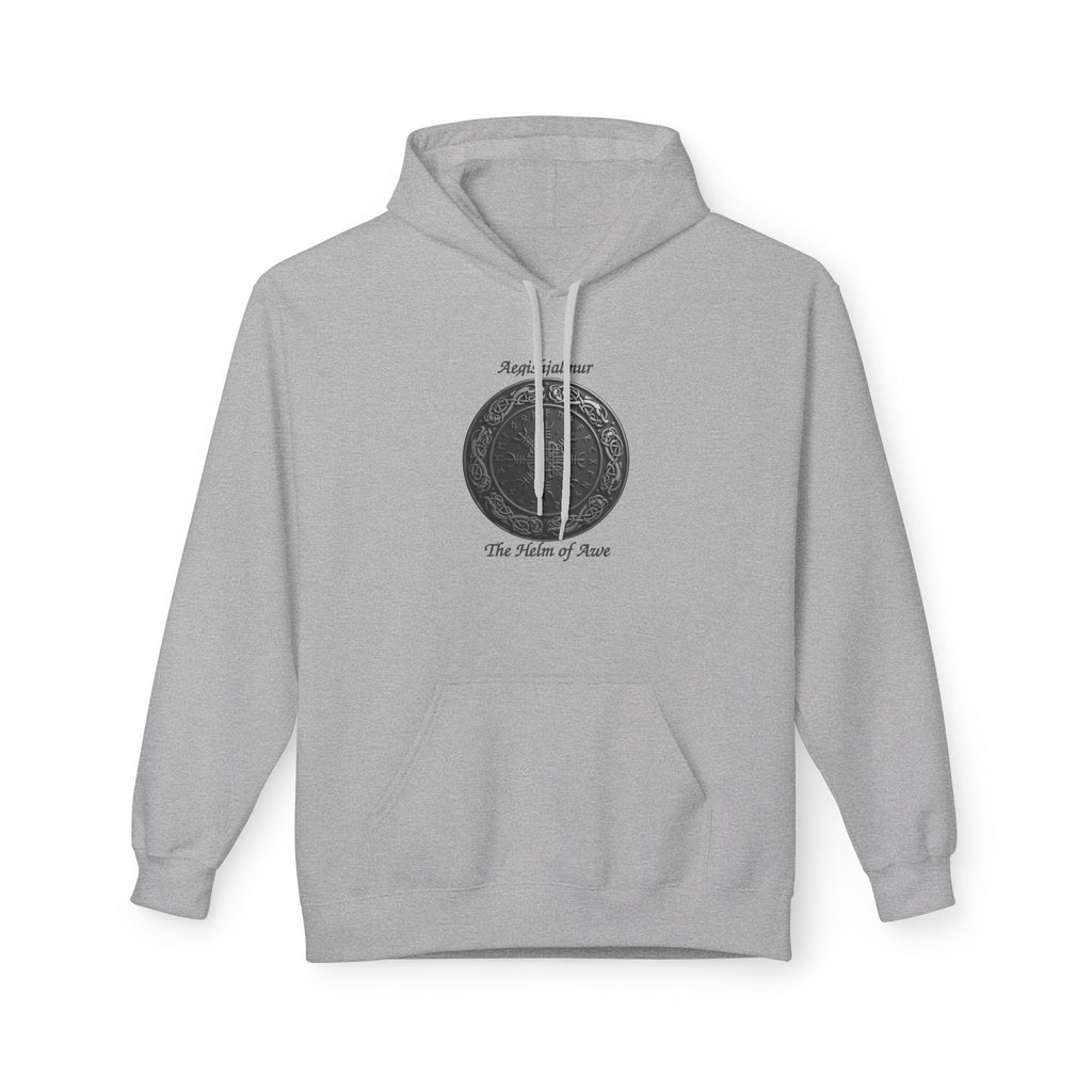 Aegishjalmur The Helm of Awe and Terror – Viking Symbols of protection Hoodie —