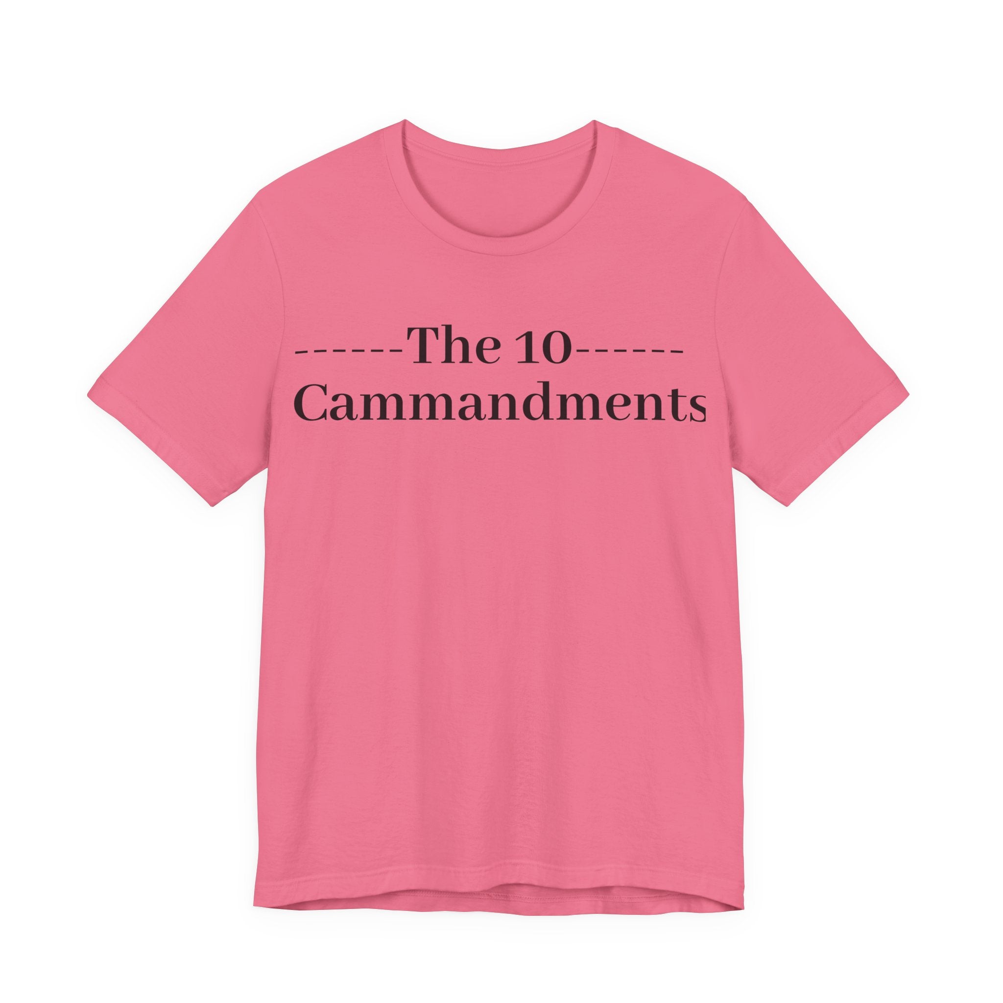 The 10 Commandment- Short Sleeve Tee
