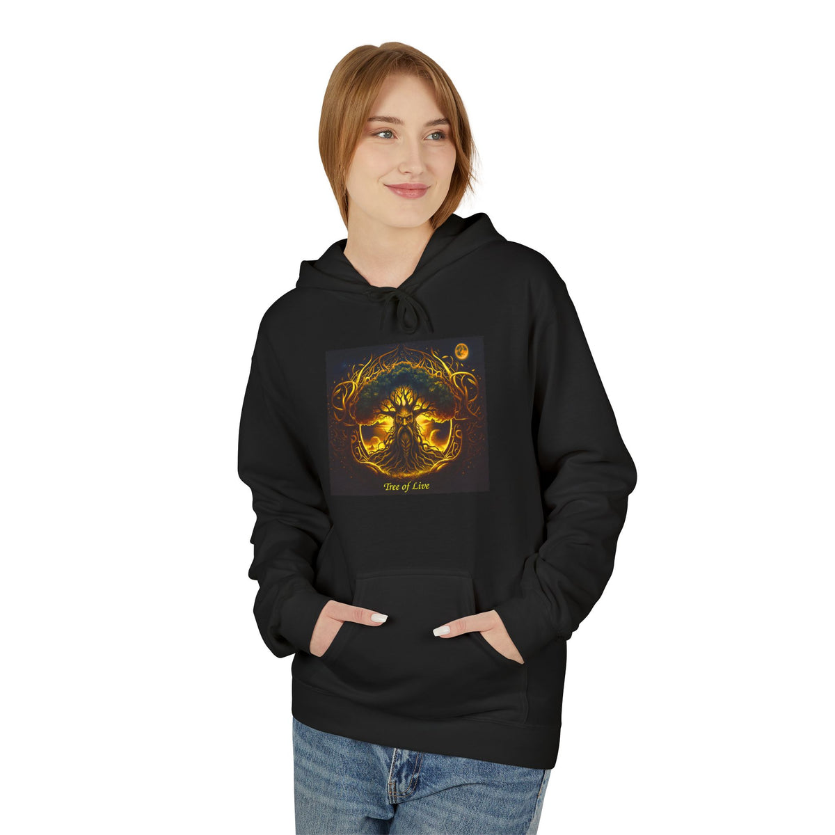 Yggdrasil, the Tree of Life  Hoodie — Mystical Nature Graphic Sweatshirt