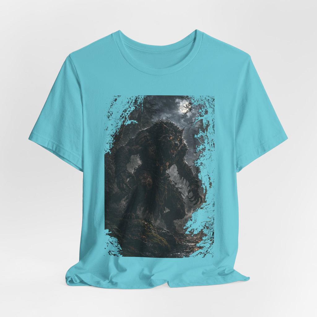 Were wolf in Dark Forest -A Mythocal Monster from the past! Graphic Tee