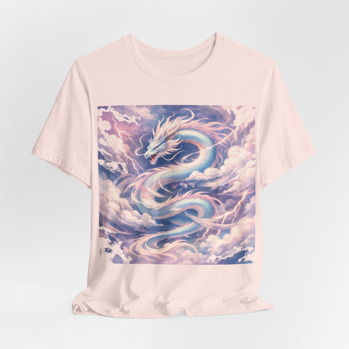 Pastel Sky Dragon T-Shirt — Ethereal Dragon Graphic Tee