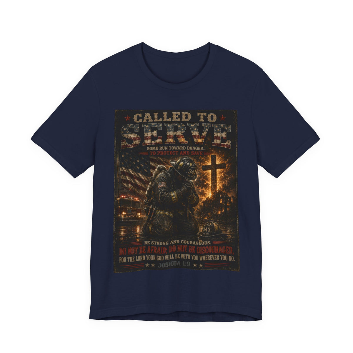 Called to Serve Graphic Tee — Military Christian Prayer T-Shirt