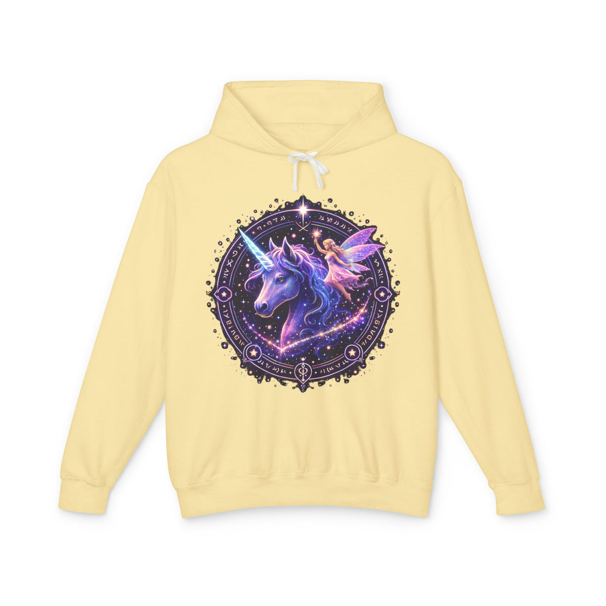 Unicorn Mandala Hoodie — Magical Celestial Unicorn Graphic Sweatshirt