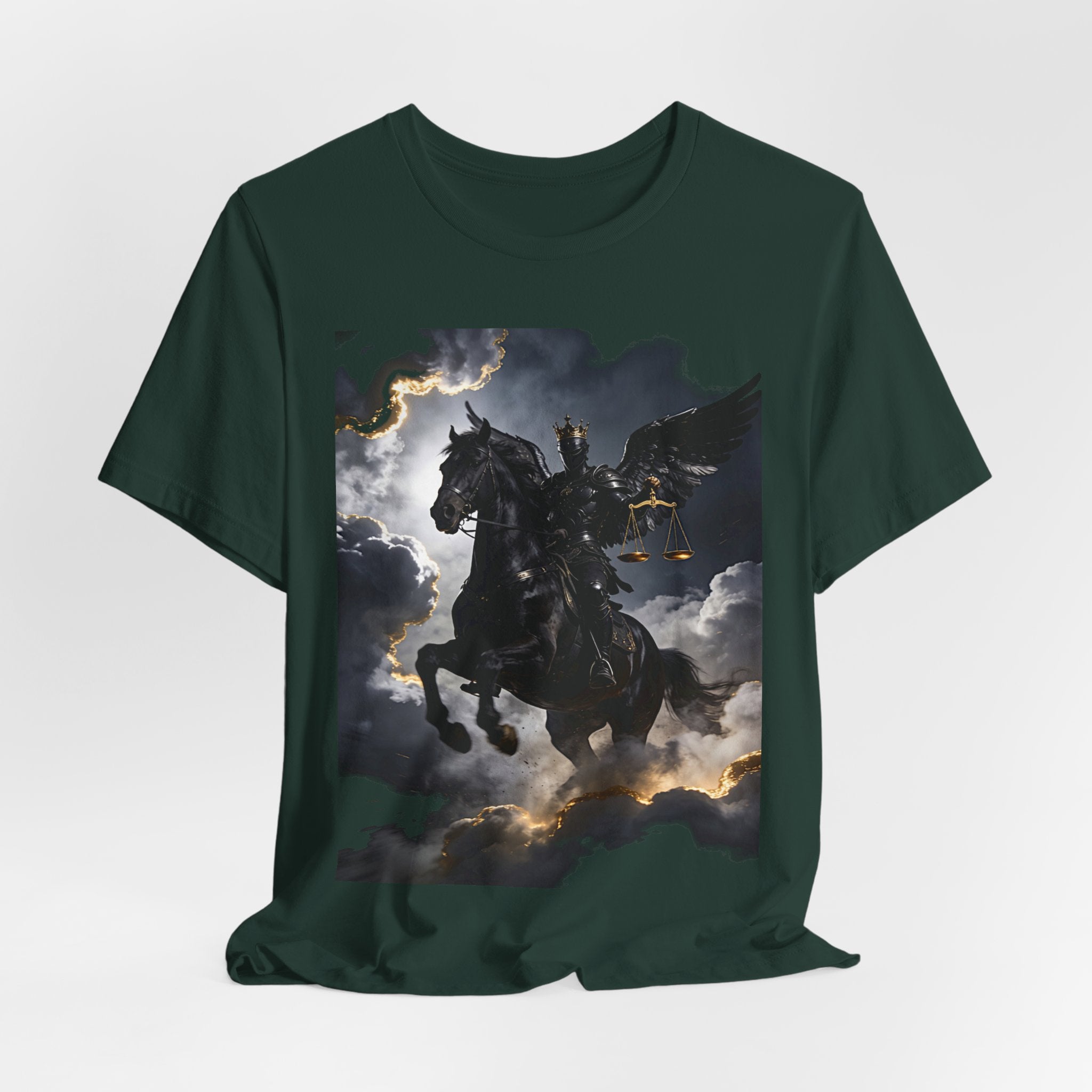 The black horse from Revelation 6:5-6 One of four T-shirt