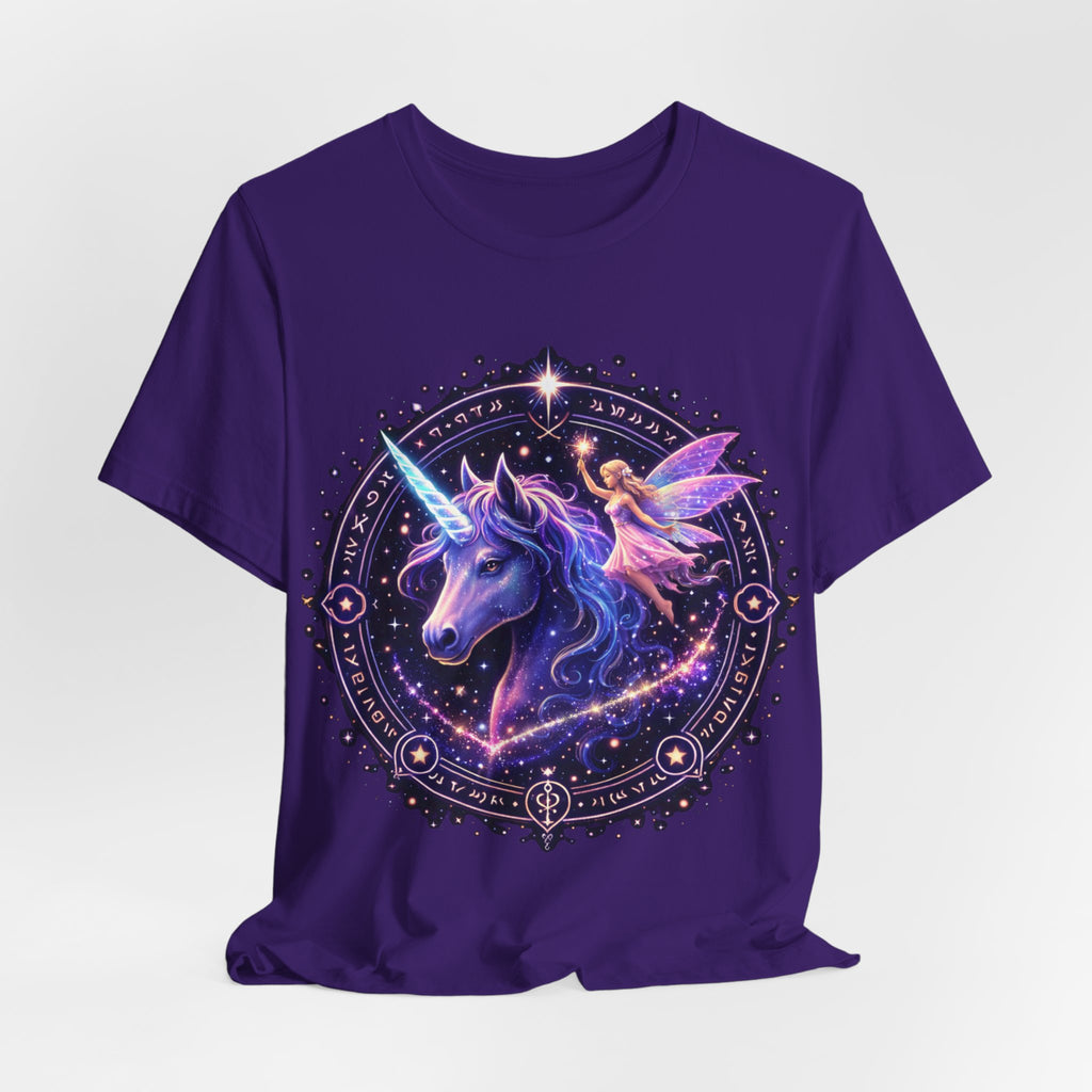Unicorn & Fairy Galaxy Tee — Magical Fantasy Graphic T-Shirt