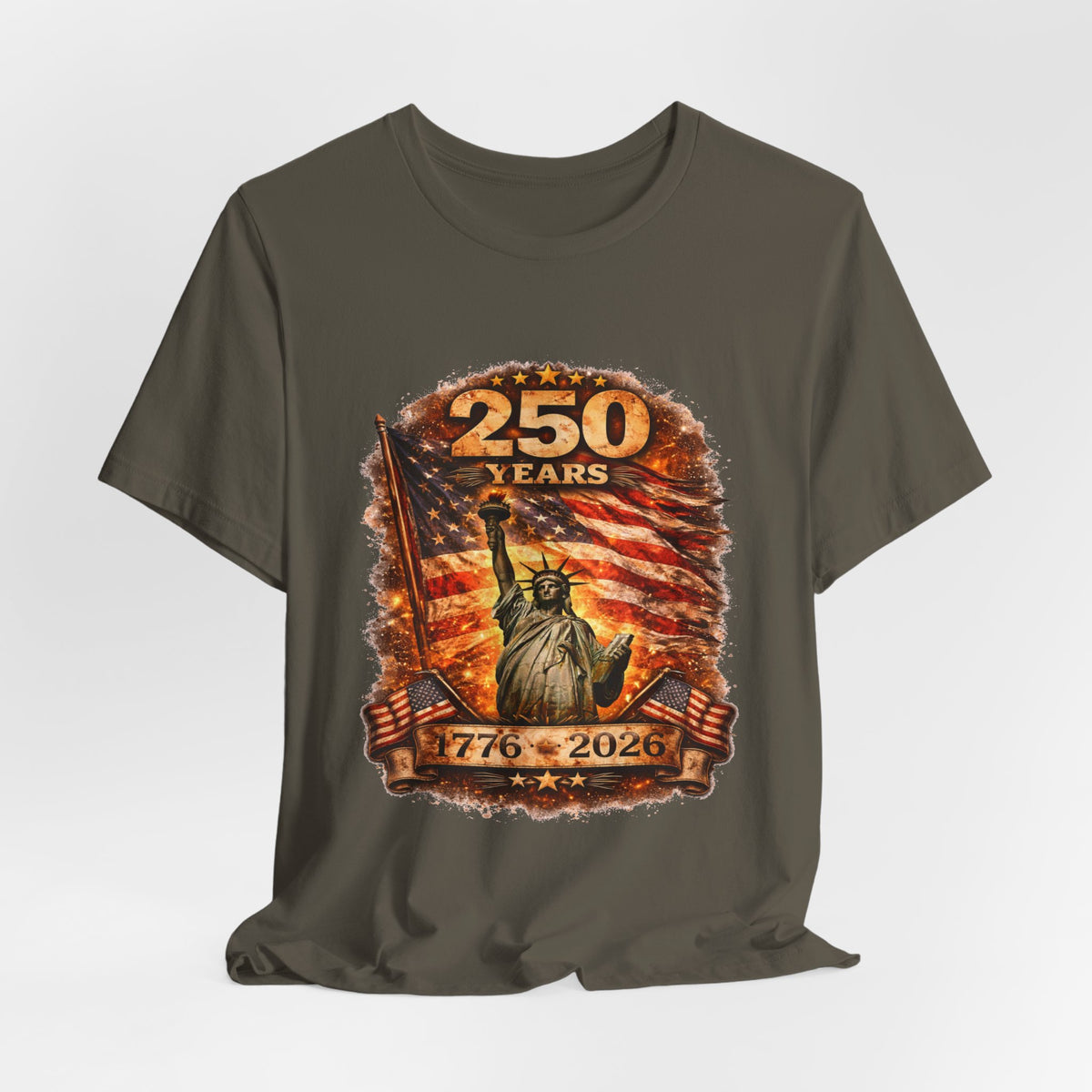 250 Years Statue of Liberty Tee — 1776–2026 Patriotic Anniversary Shirt