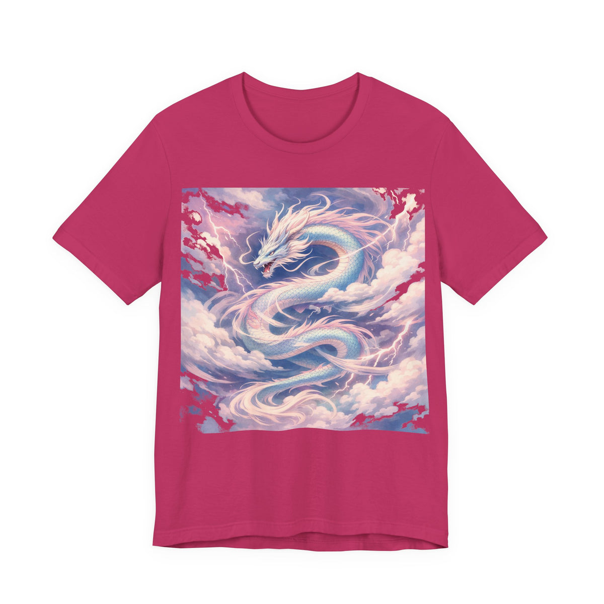 Pastel Sky Dragon T-Shirt — Ethereal Dragon Graphic Tee