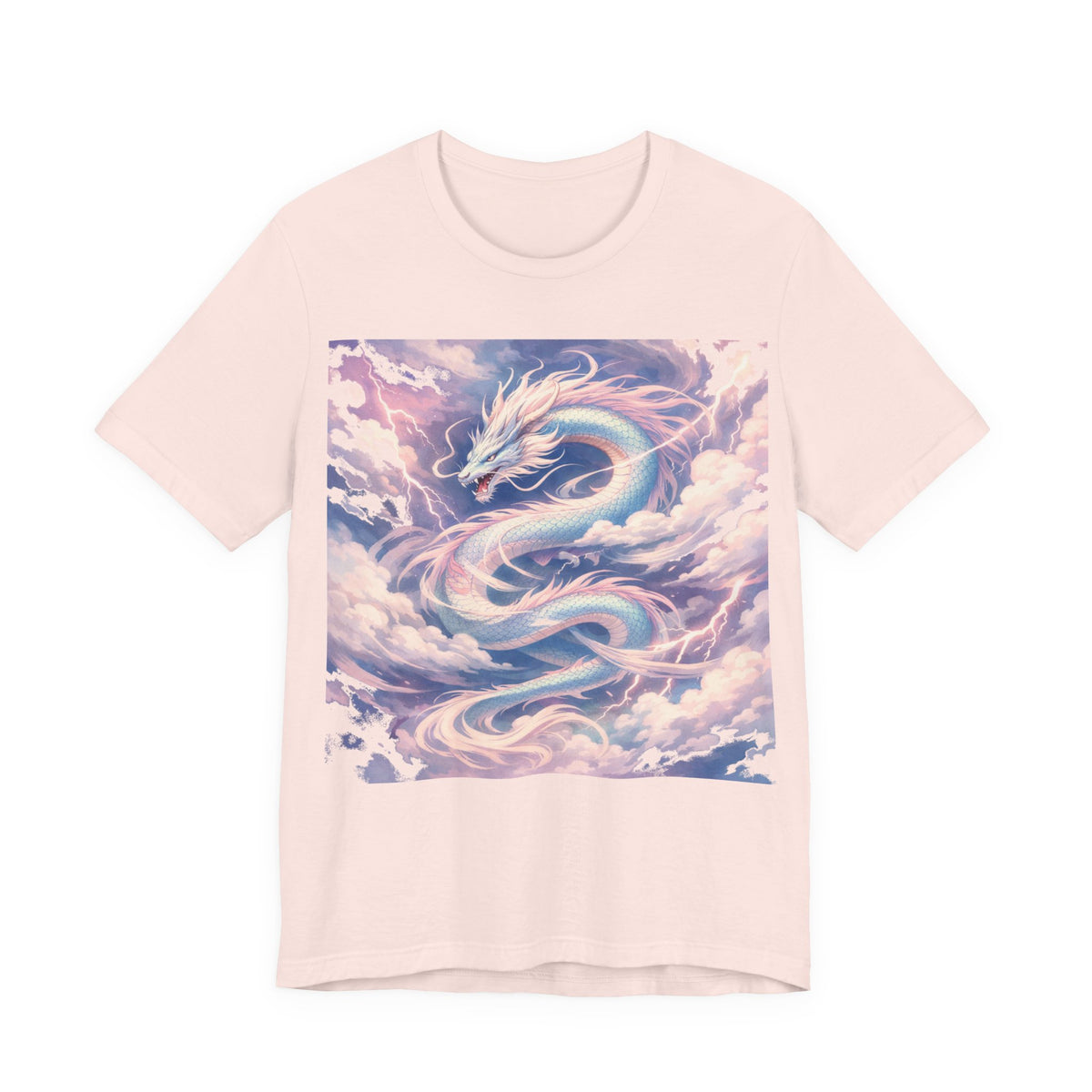 Pastel Sky Dragon T-Shirt — Ethereal Dragon Graphic Tee