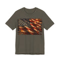 American Flag T-Shirt — Vintage Distressed Stars & Stripes Tee