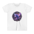 Youth Unicorn Tee — Magical Purple Galaxy Unicorn Graphic Shirt