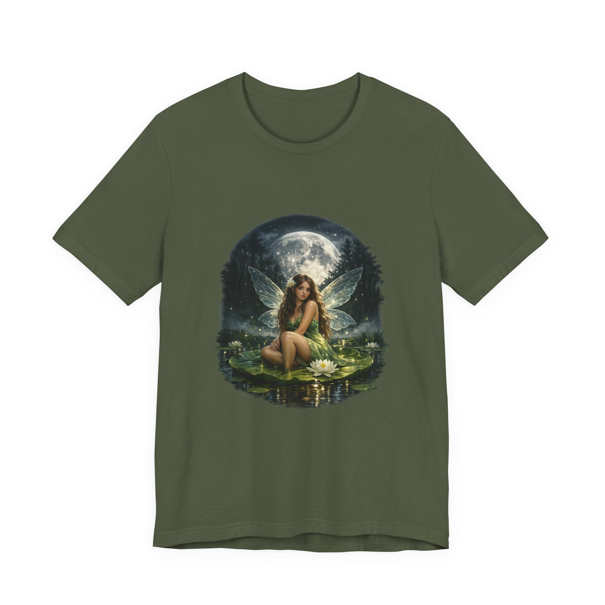 Moonlit Fairy T-Shirt – Enchanted Woodland Graphic Tee