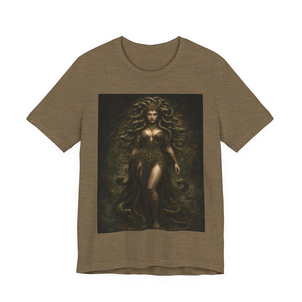 Medusa Goddess T‑Shirt — Mythic Dark Art Graphic Tee