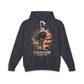 USA Egale and Flag Hooded Sweatshirtas