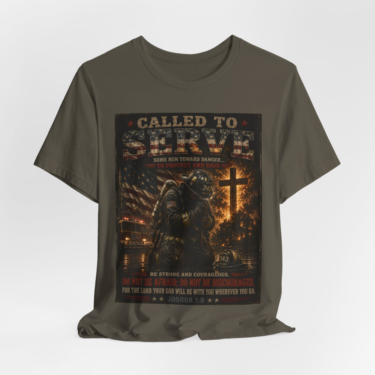 Called to Serve Graphic Tee — Military Christian Prayer T-Shirt