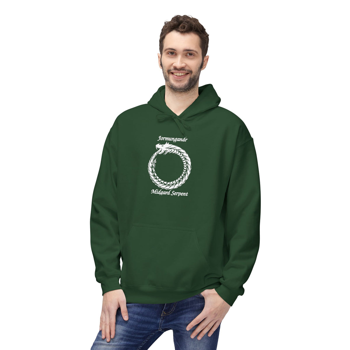 The Serpent – Jörmungandr Ouroboros Hoodie –Viking Symbol