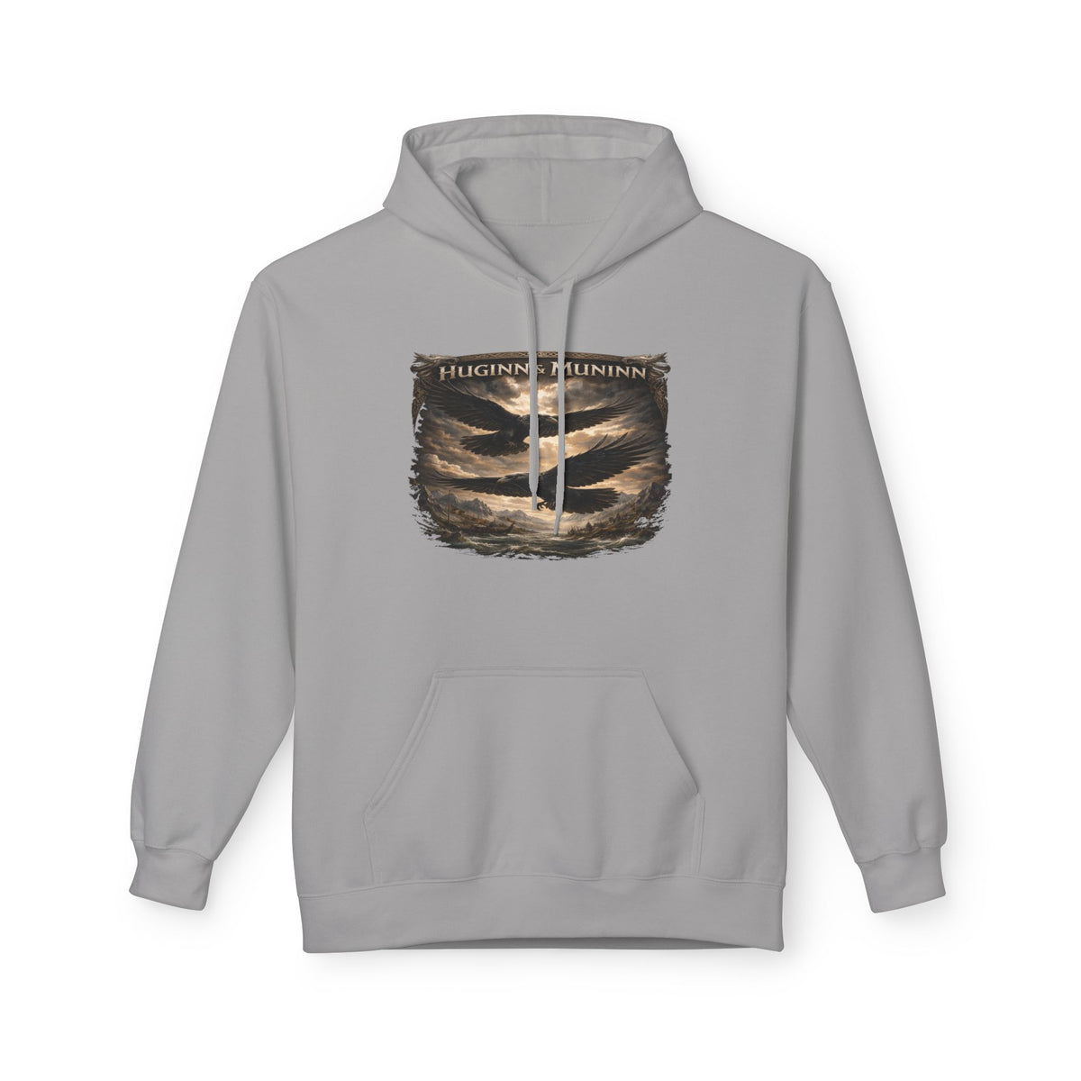 Huginn and Muninn – The Twin Ravens of Odin -cotton Pullover