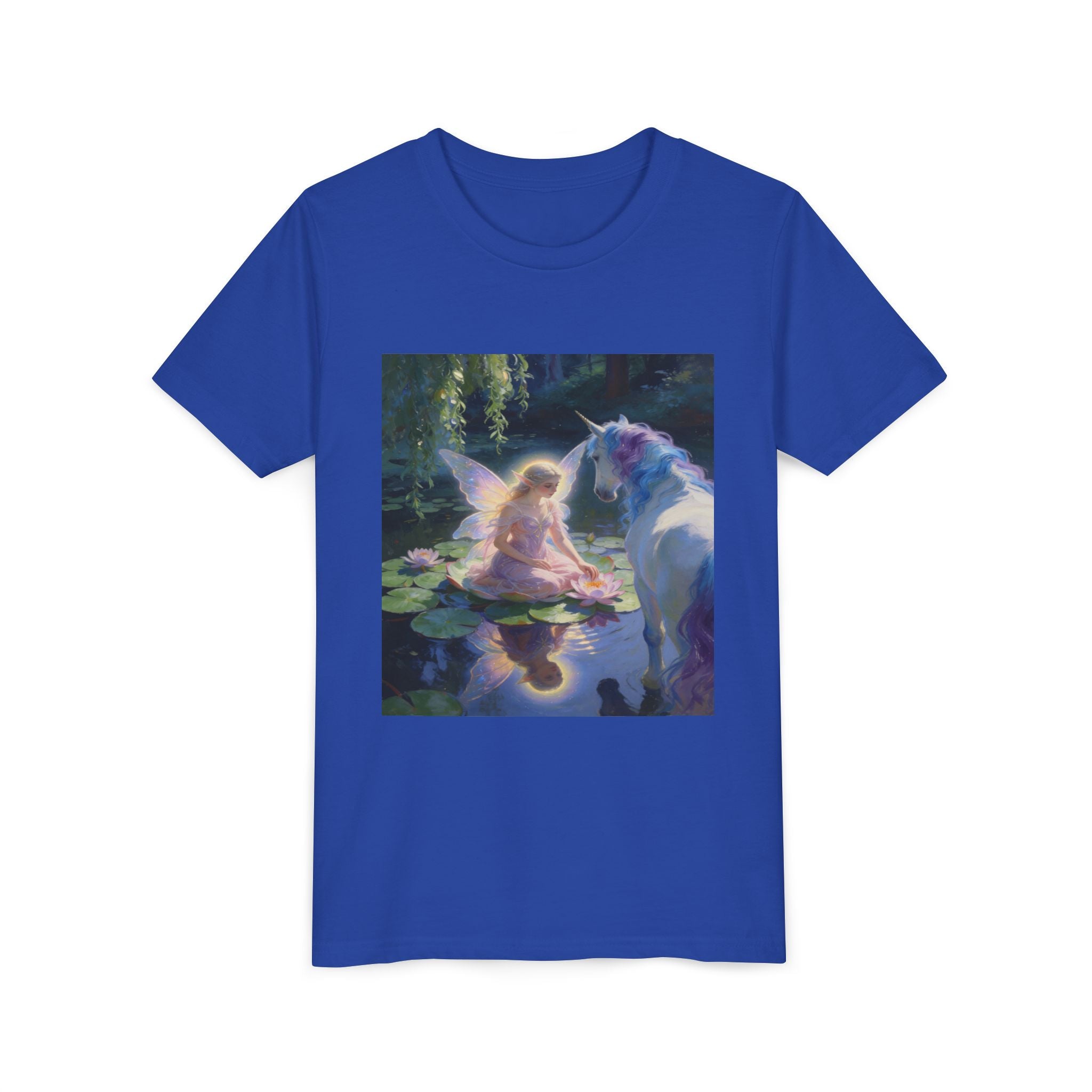 Youth Tee — Fairy and Unicorn Magic Print