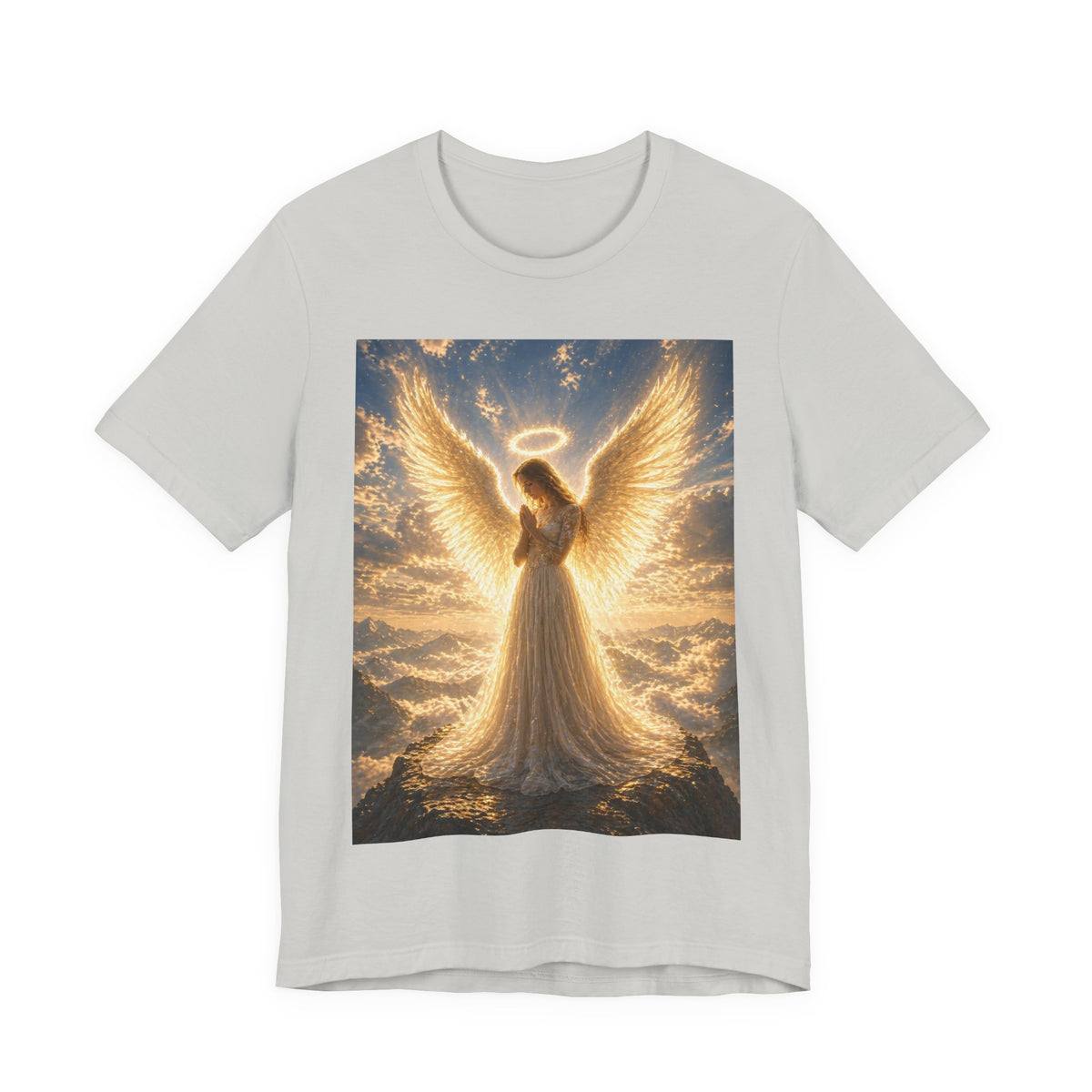 Angle praying Unisex Jersey Short Sleeve Tee
