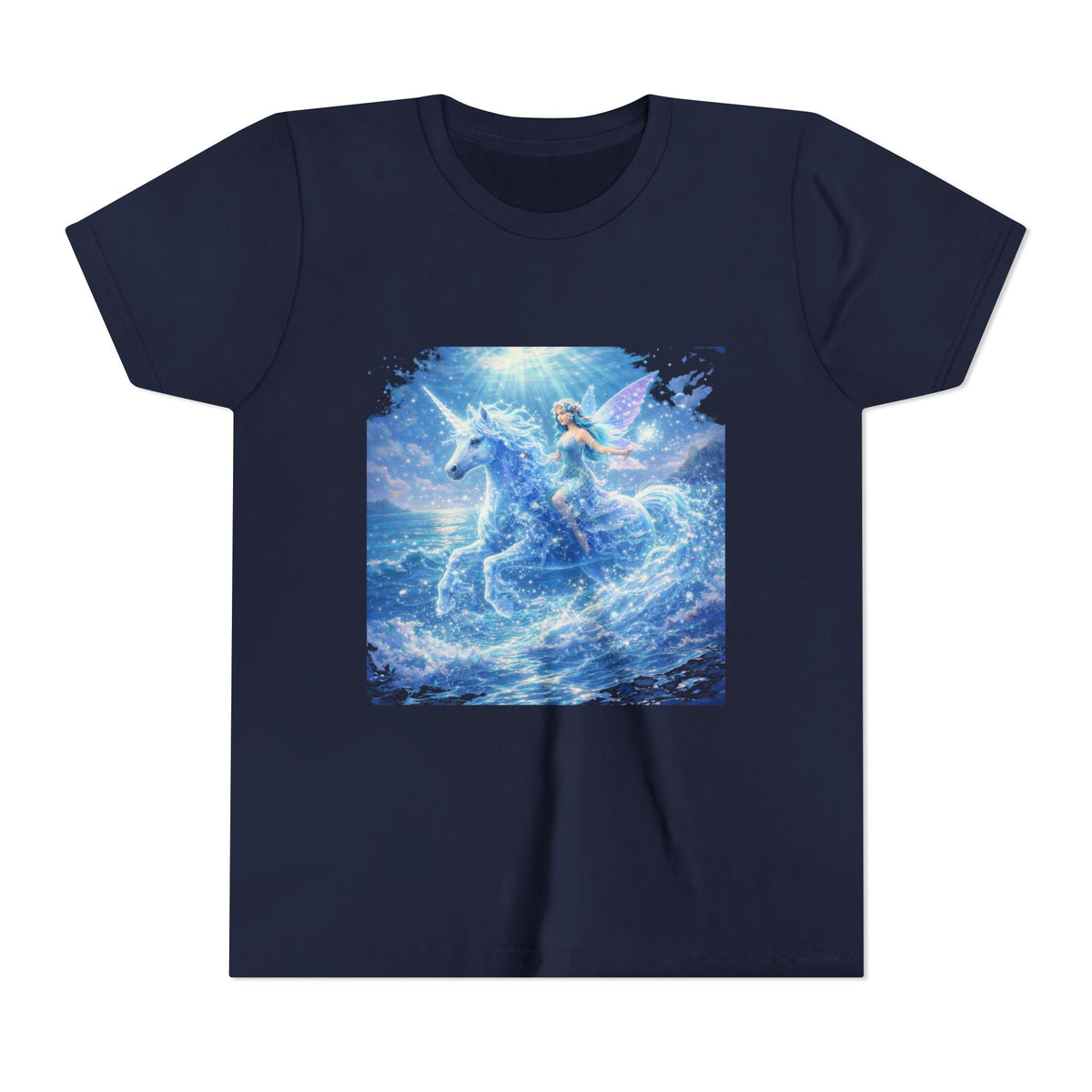 Magical Mermaid Unicorn Youth Tee – Fantasy Ocean Adventure Shirt
