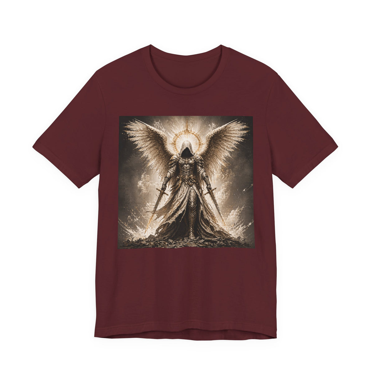 Angel Warrior T-Shirt — Gothic Archangel Graphic Tee