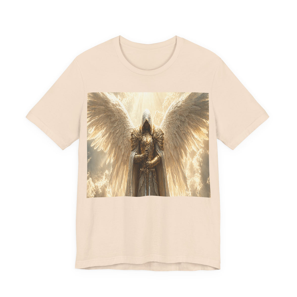 Guardian Angel Graphic Tee — Golden Archangel Design