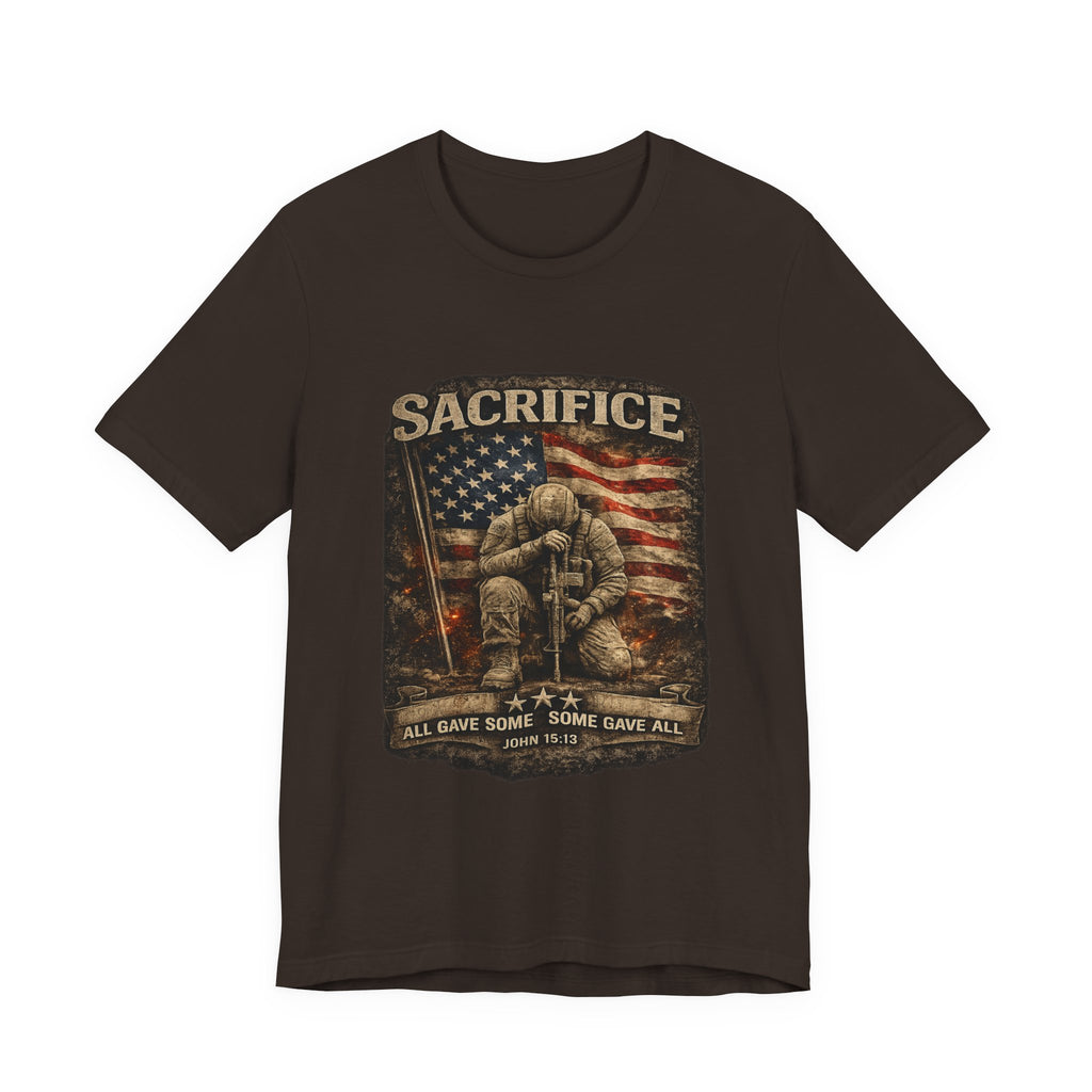 Veteran Sacrifice T-Shirt – 'All Gave Some, Some Gave All' Memorial Tee