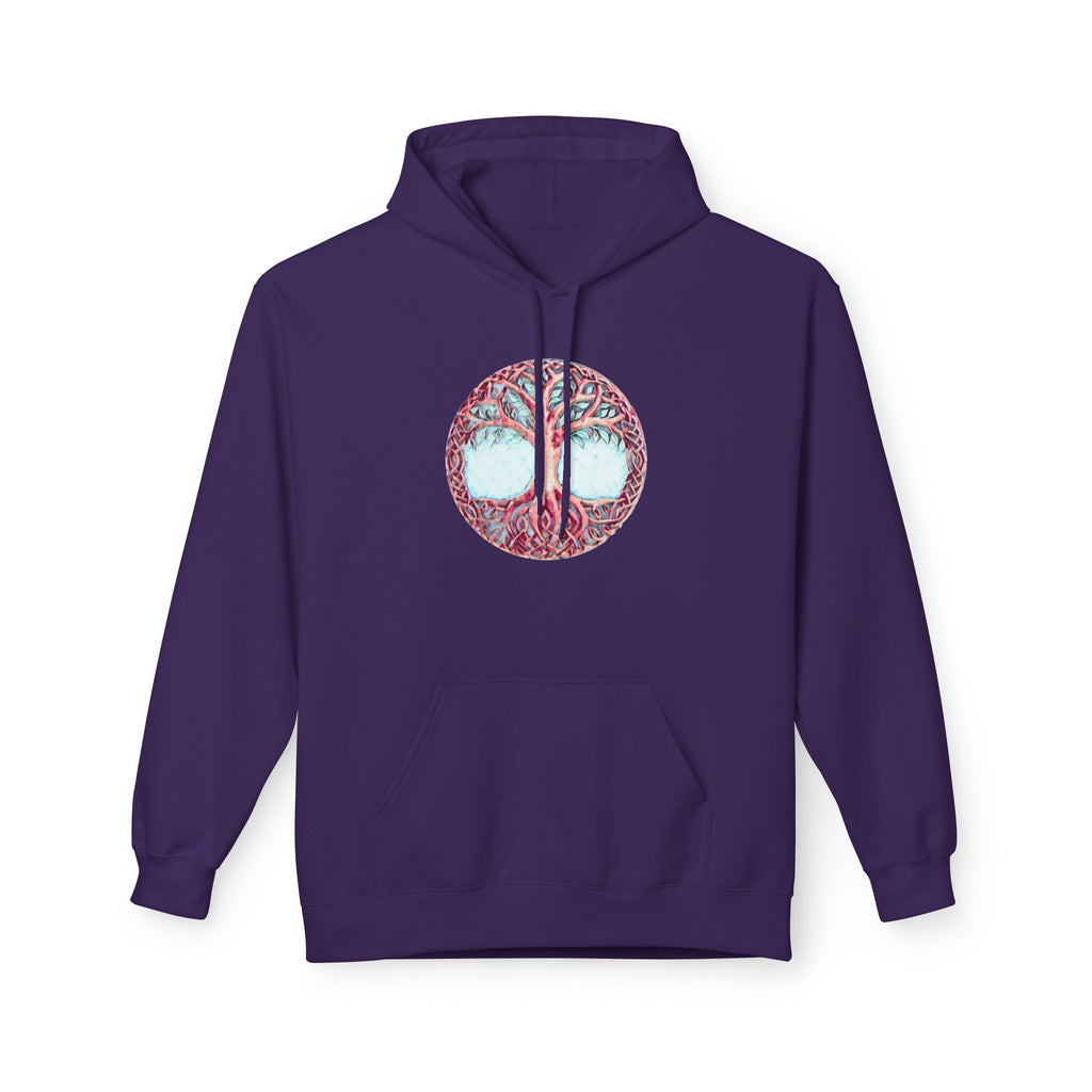 Yggdrasil Tree of Life Cotton Hoodie — Spiritual Nature Graphic Hoodie
