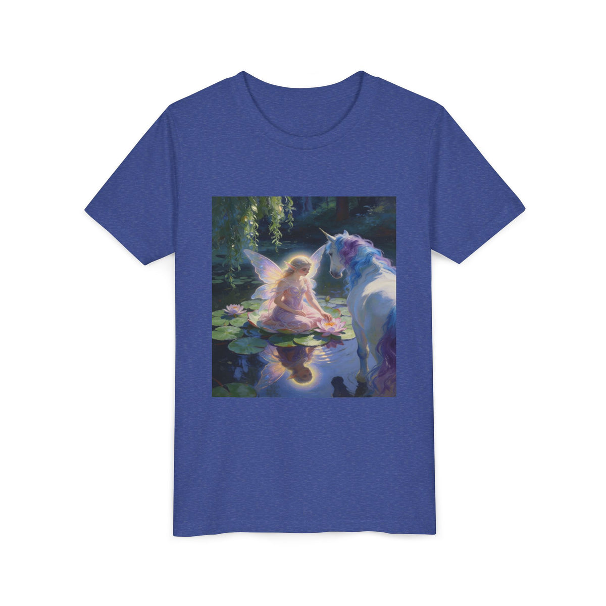 Youth Tee — Fairy and Unicorn Magic Print