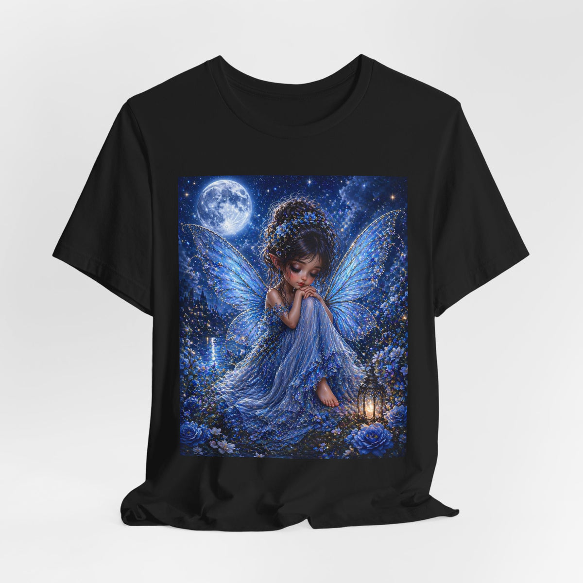 Blue Moon Fairy T-Shirt — Nighttime Fantasy Angel Tee