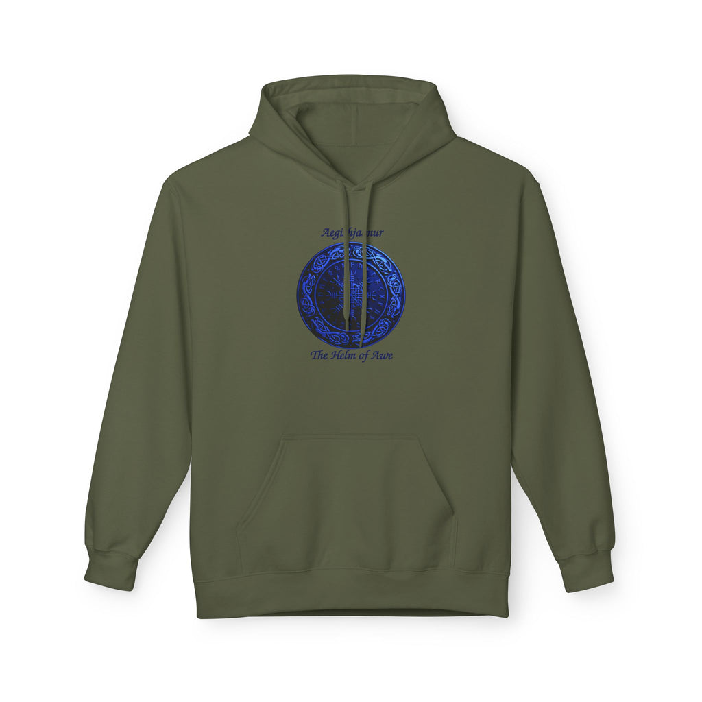 Aegishjalmur The Helm of Awe and Terror –Viking symbol of protection-  Hoodie —